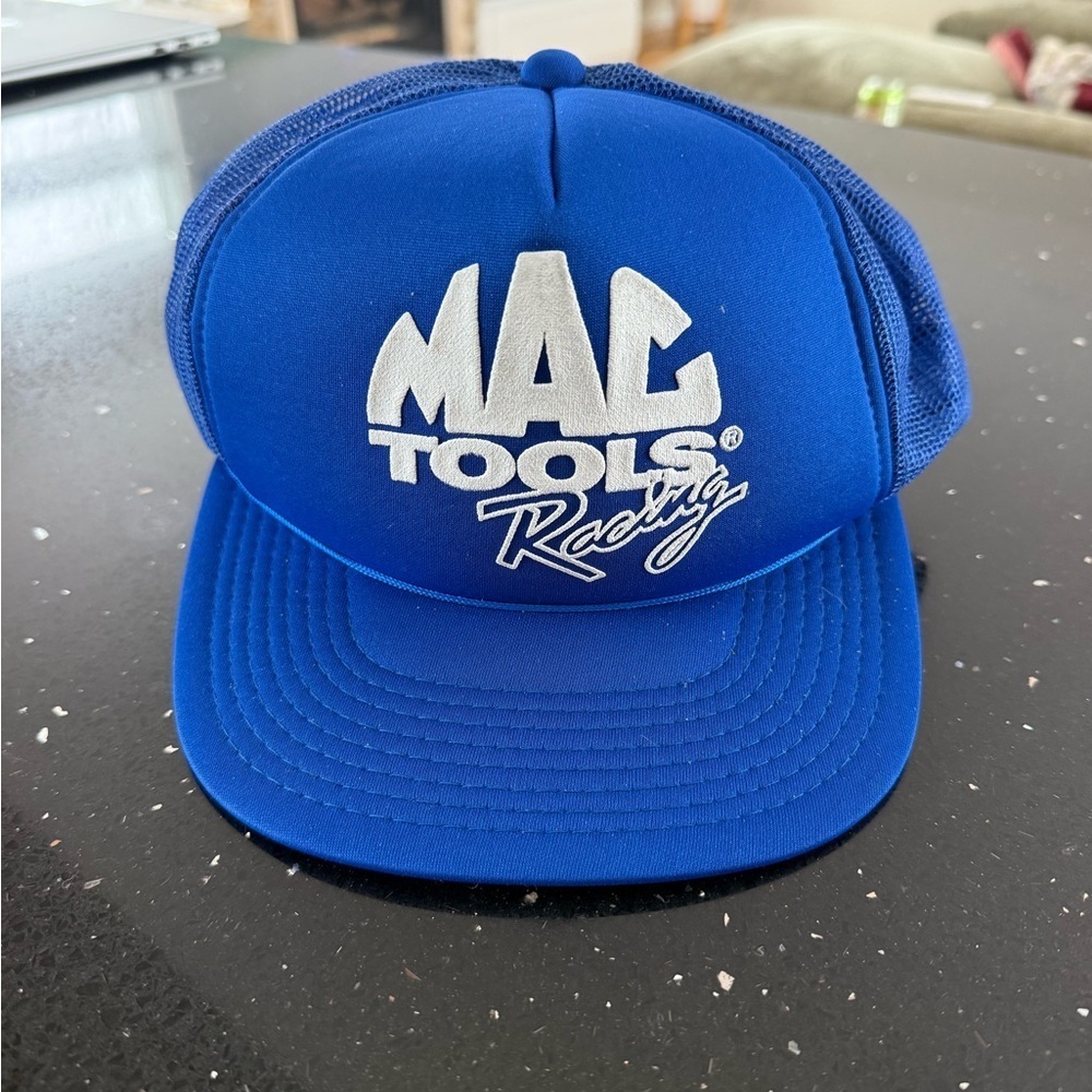 Mac Tools Racing Blue Trucker Hat - Picture 2 of 5